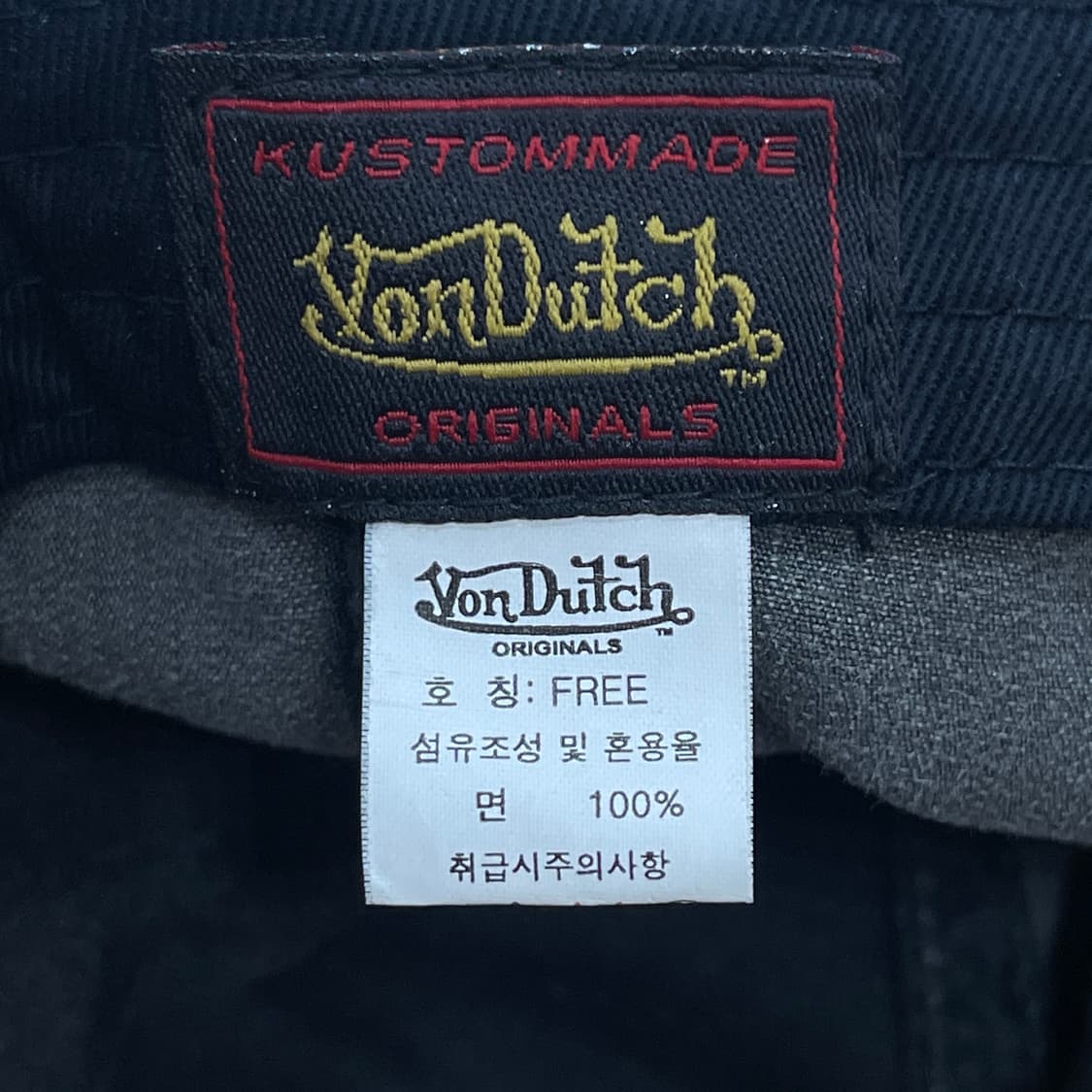 본더치 빈티지 그런지 데미지 워싱 펑크 Y2K 볼캡 모자 상품이미지4