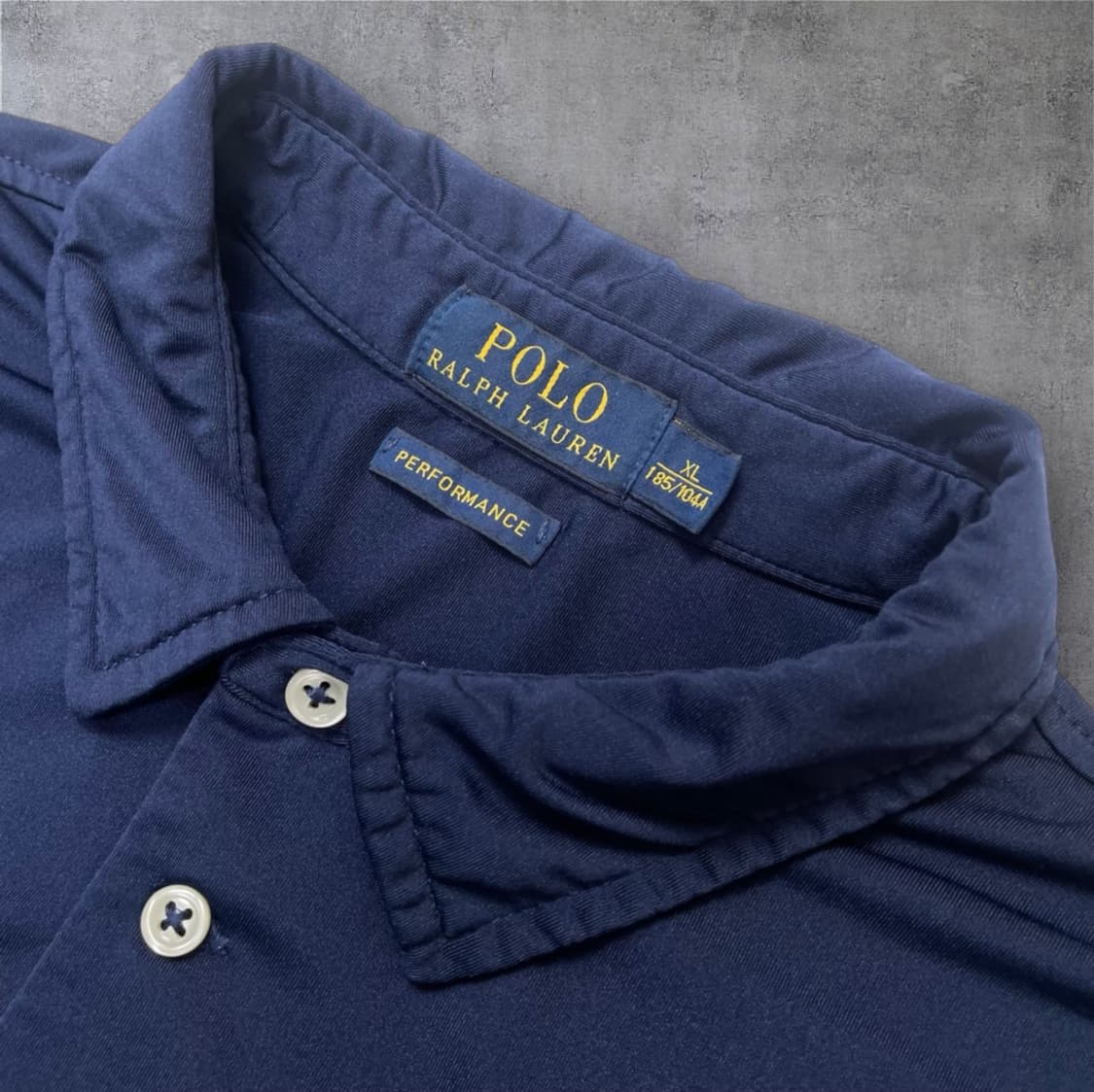 폴로 랄프로렌 네이비 퍼포먼스 기능성 반팔 카라티 XL 상품이미지2
