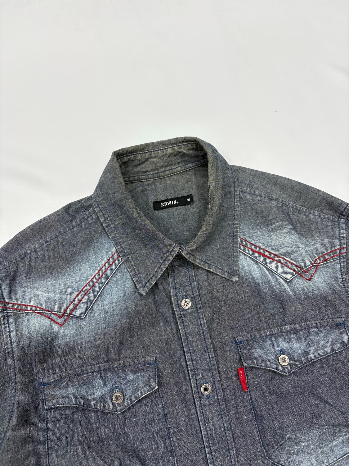 에드윈 웨스턴 데님 셔츠 상품이미지6