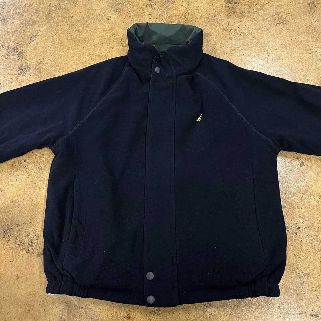 [정품] 노티카 네이비 그린 양면 바람막이 자켓 b14 상품이미지6