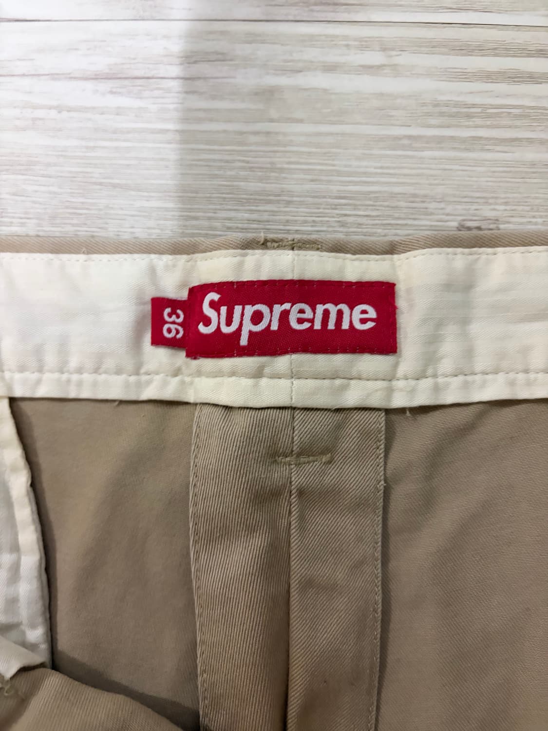 슈프림 치노 팬츠 24fw tan 36 상품이미지6