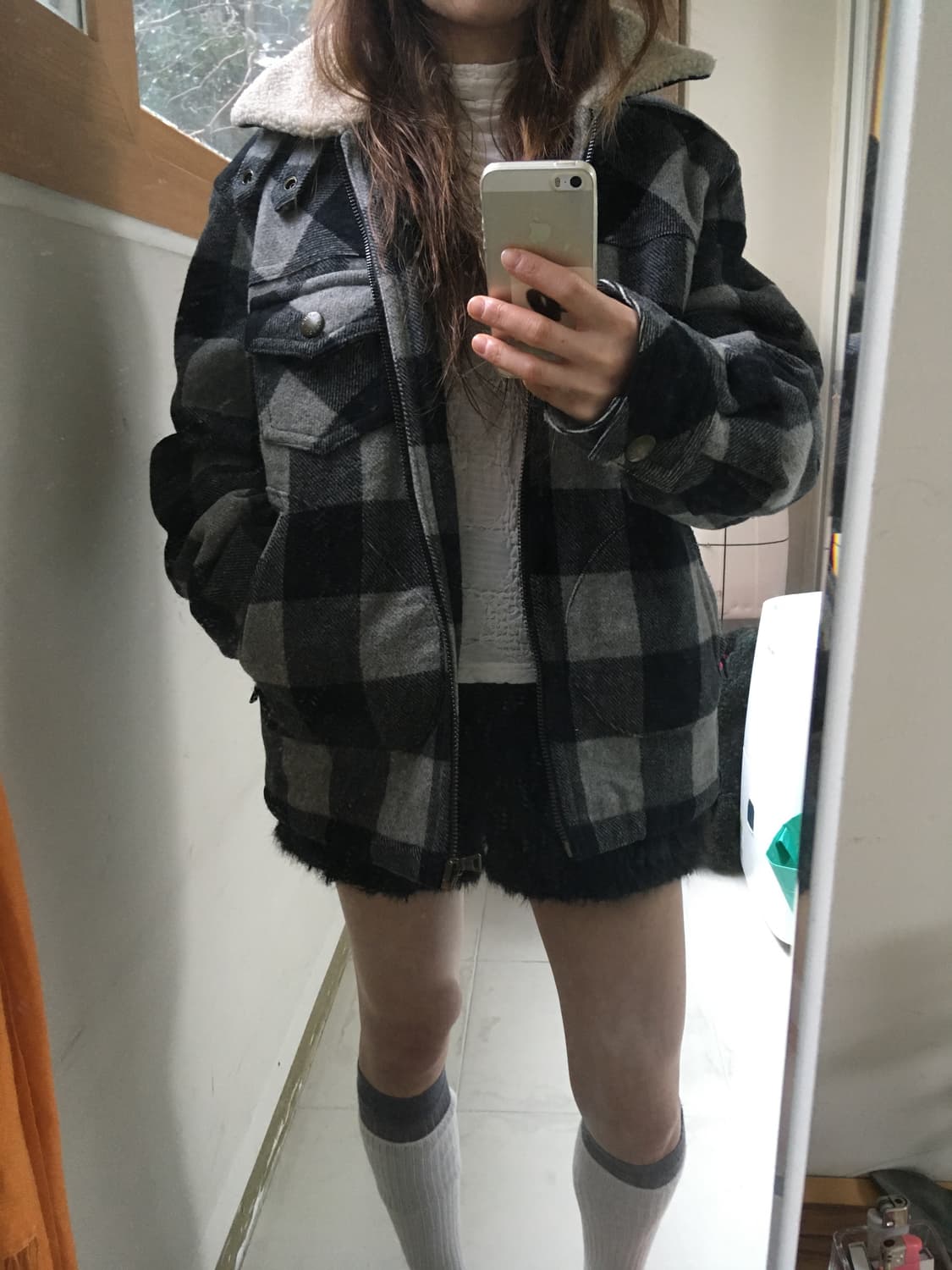 Levi’s 체크 양털 자켓 (unisex) 상품이미지3