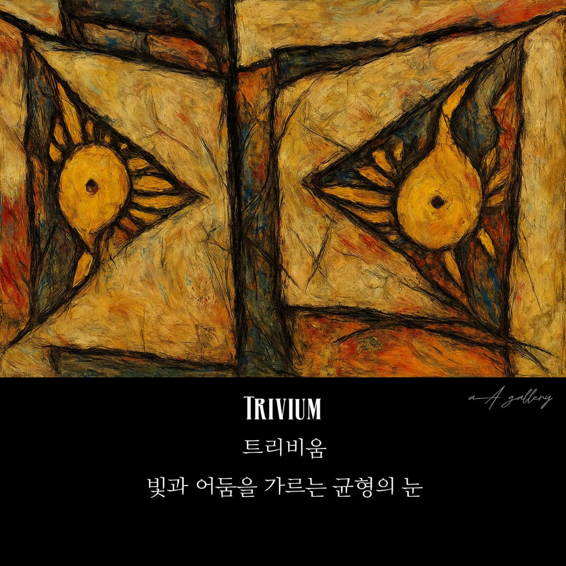 Trivium 실버 남자 엔틱 빈티지 선물 일루미나티 호루스의눈 반지 상품이미지8