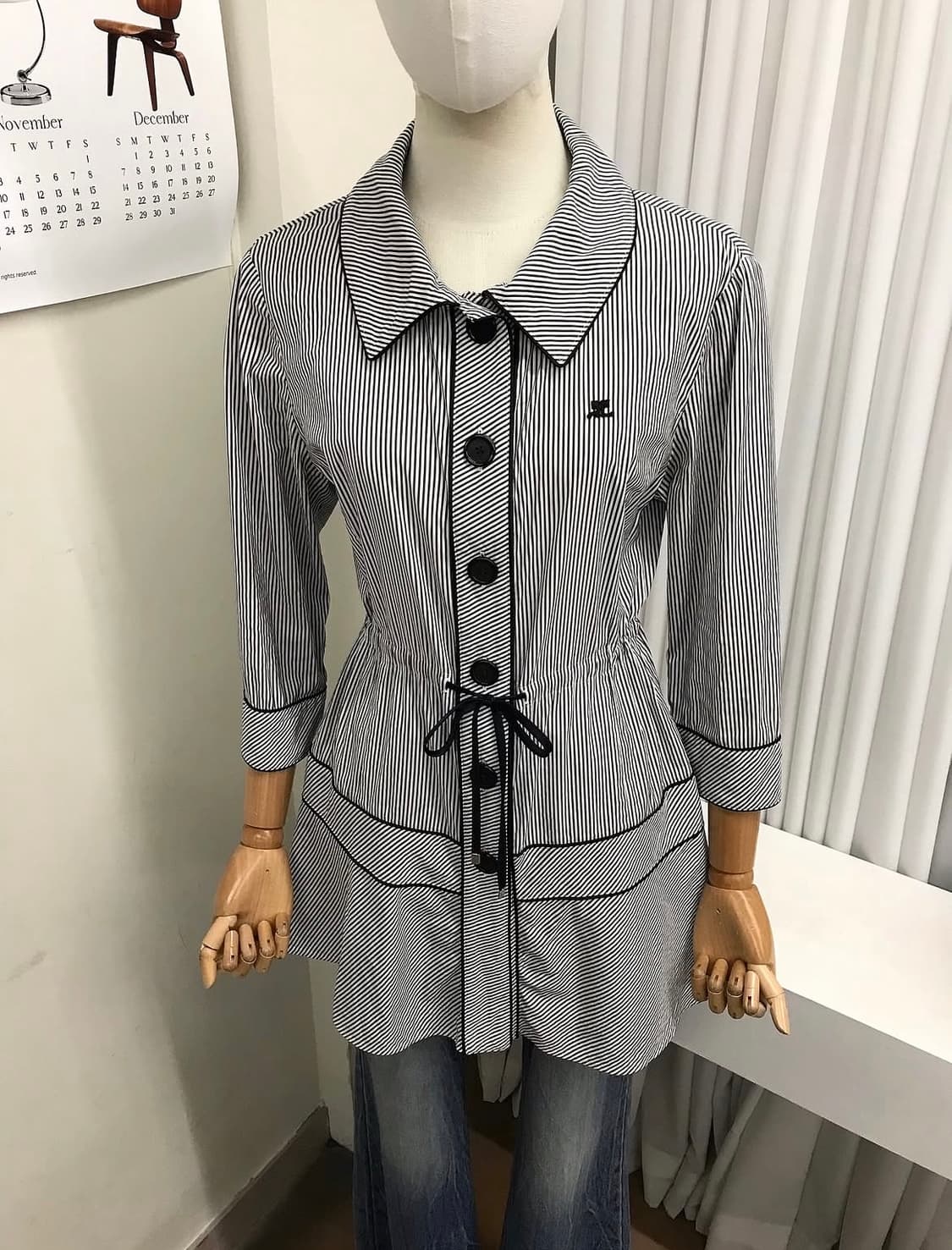 꾸레쥬 로고 코트 원피스 상품이미지7