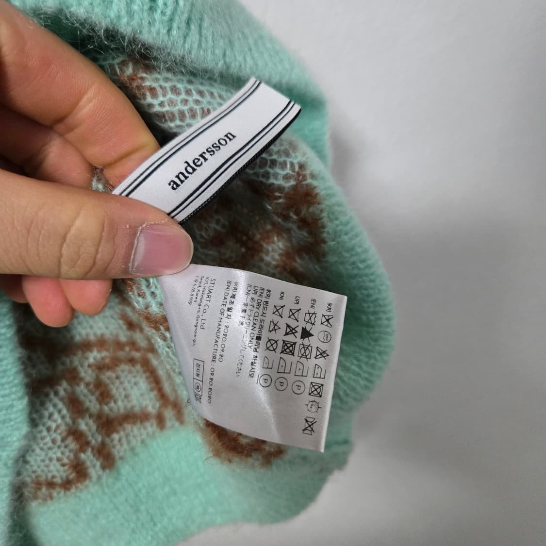 앤더슨벨 모헤어 니트 베스트 / 여성 조끼/ 여성 베스트  상품이미지6