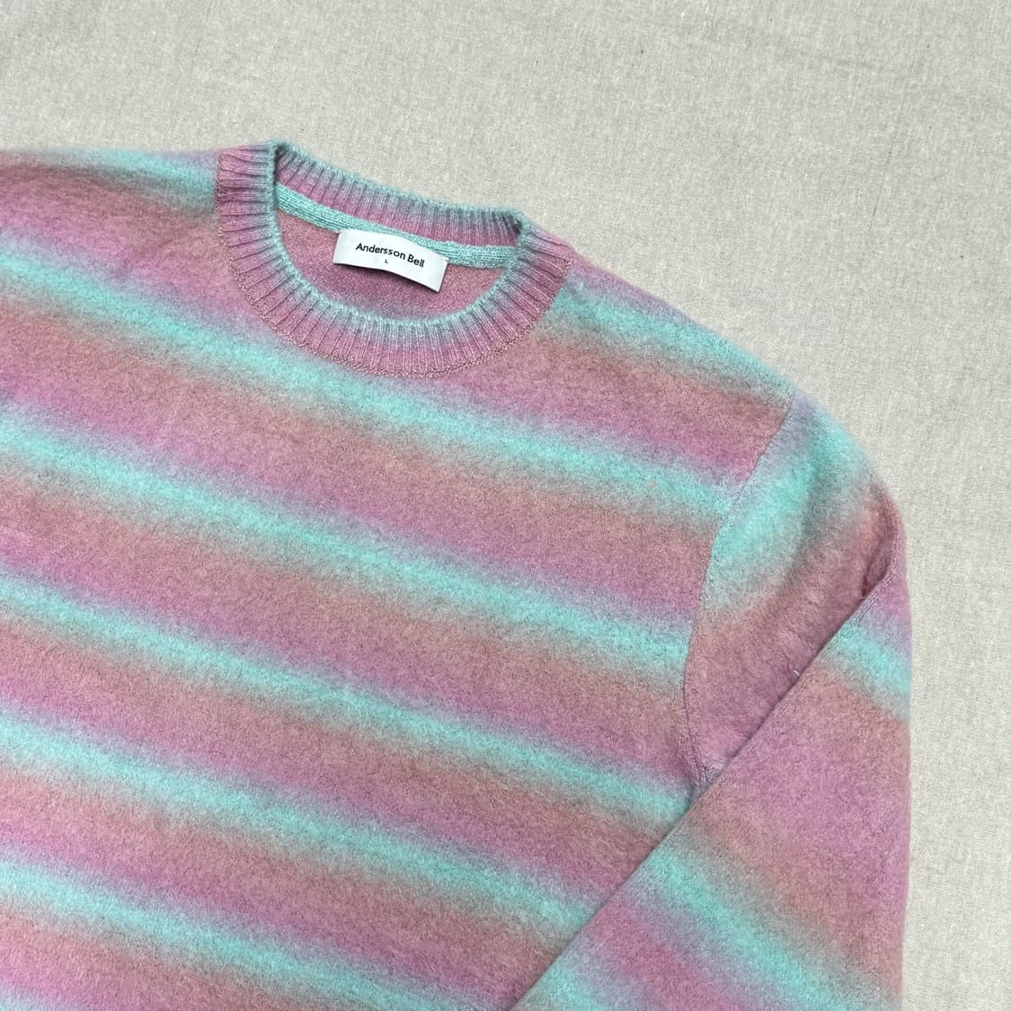 앤더슨벨 핑크 알파카 니트 L 상품이미지2