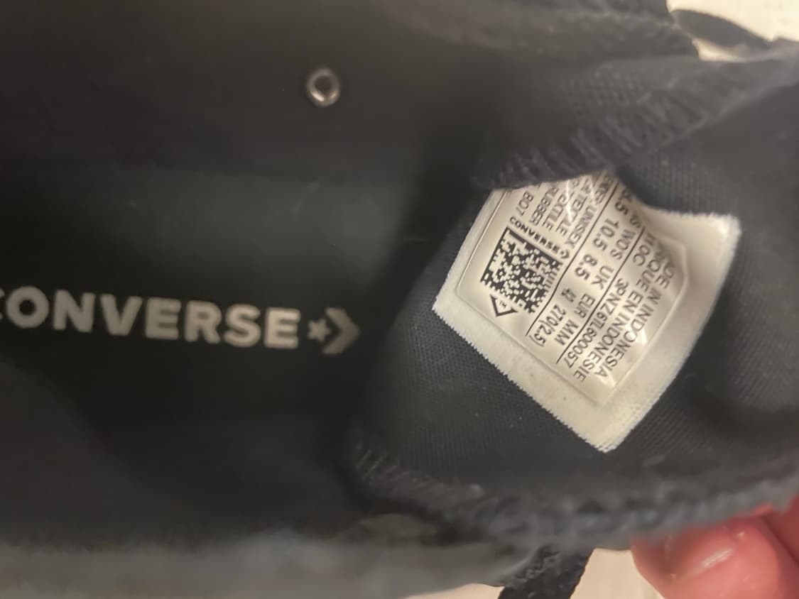 컨버스 척 하이 올블랙 상품이미지3