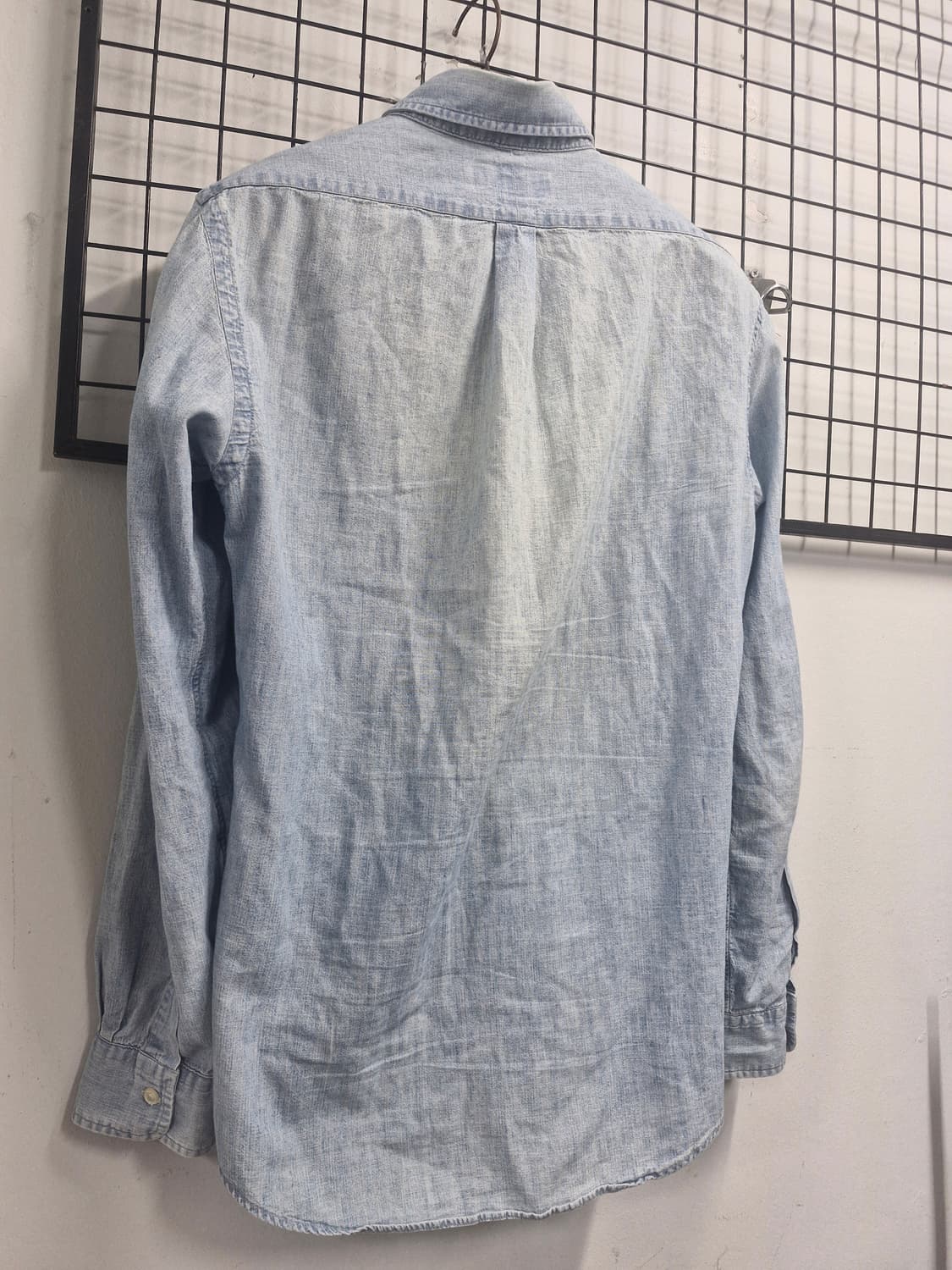 95M 폴로랄프로렌 워싱 데님 셔츠. 상품이미지7