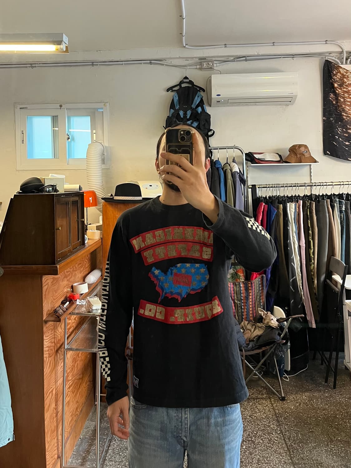 Buco 부코 아메리칸 세이프티 그래픽 긴팔티셔츠 상품이미지2