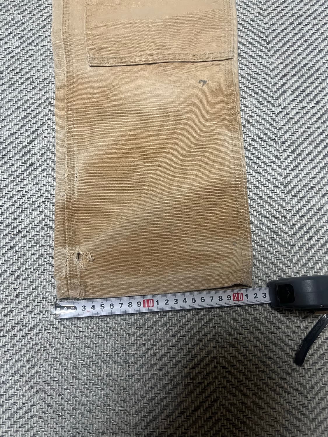 칼하트 더블니 b01 brn 페이디드 32x34 상품이미지9