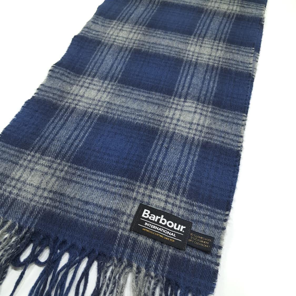 MX369 바버 캐시미어 블렌드 클래식 타탄체크 머플러 상품이미지4