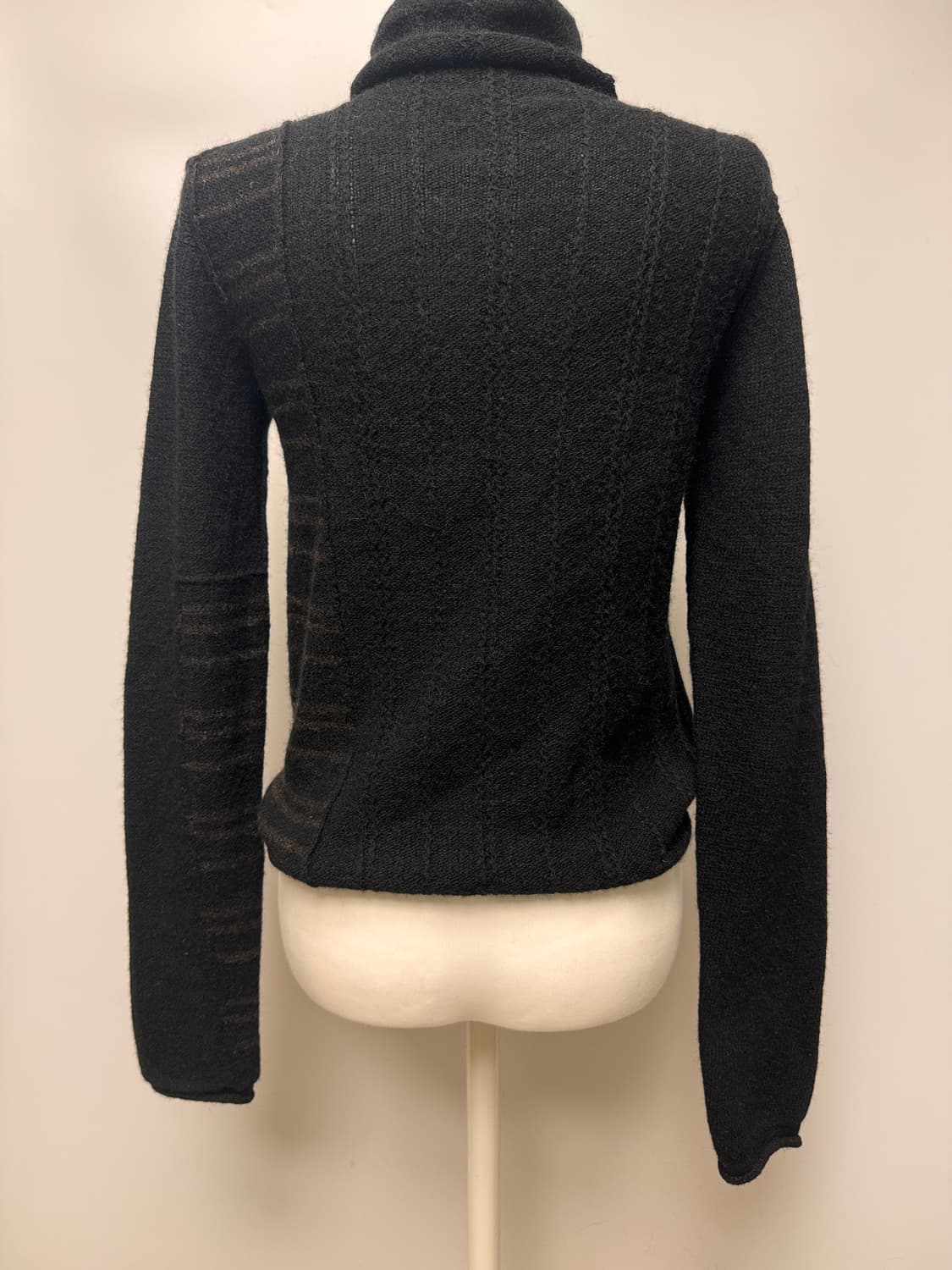 Y's 요지야마모토 언발패치워크 하이넥 니트  상품이미지2