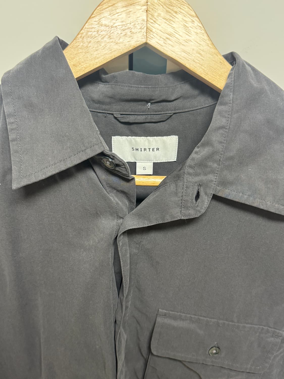 셔터 brushed cotton half shirt S 상품이미지3