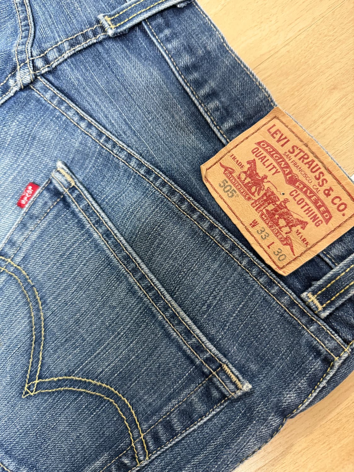 빈티지 리바이스 505 Denim 33 상품이미지3