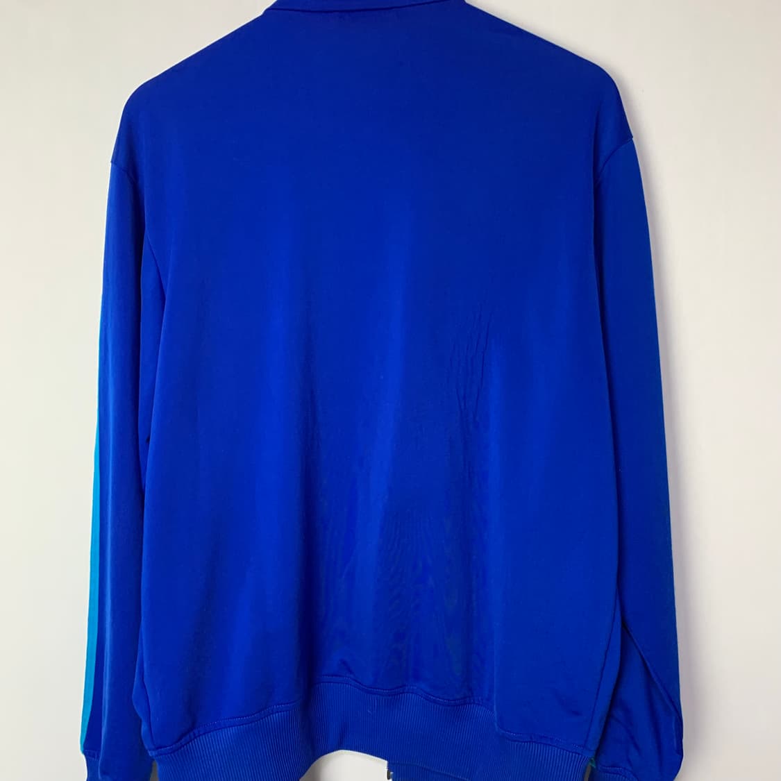 아디다스 파랑/민트 삼선 트랙탑 파이어버드 져지 빈티지 100 상품이미지10