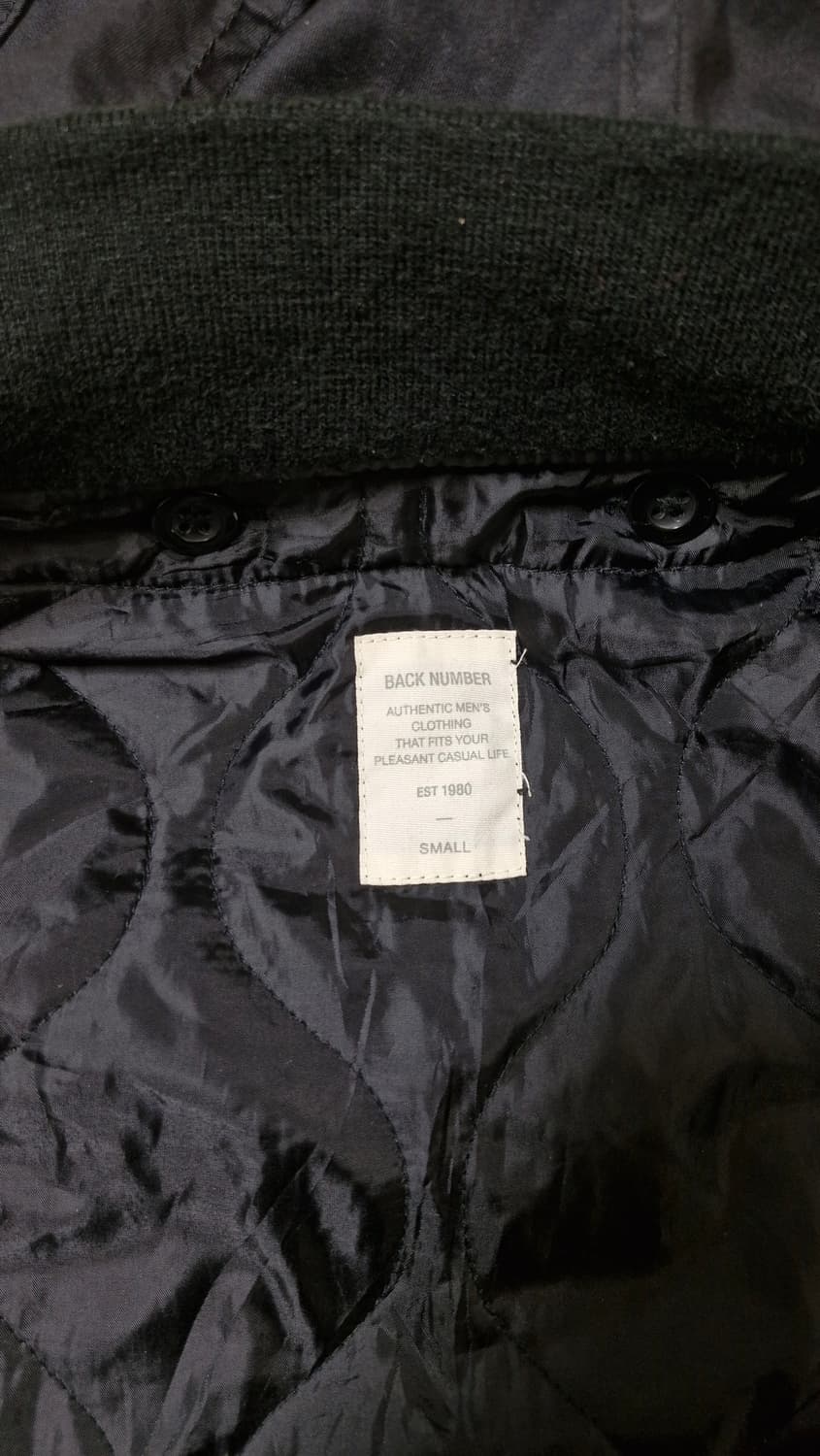 back number 백넘버 피쉬테일 야상 파카 블랙 상품이미지5