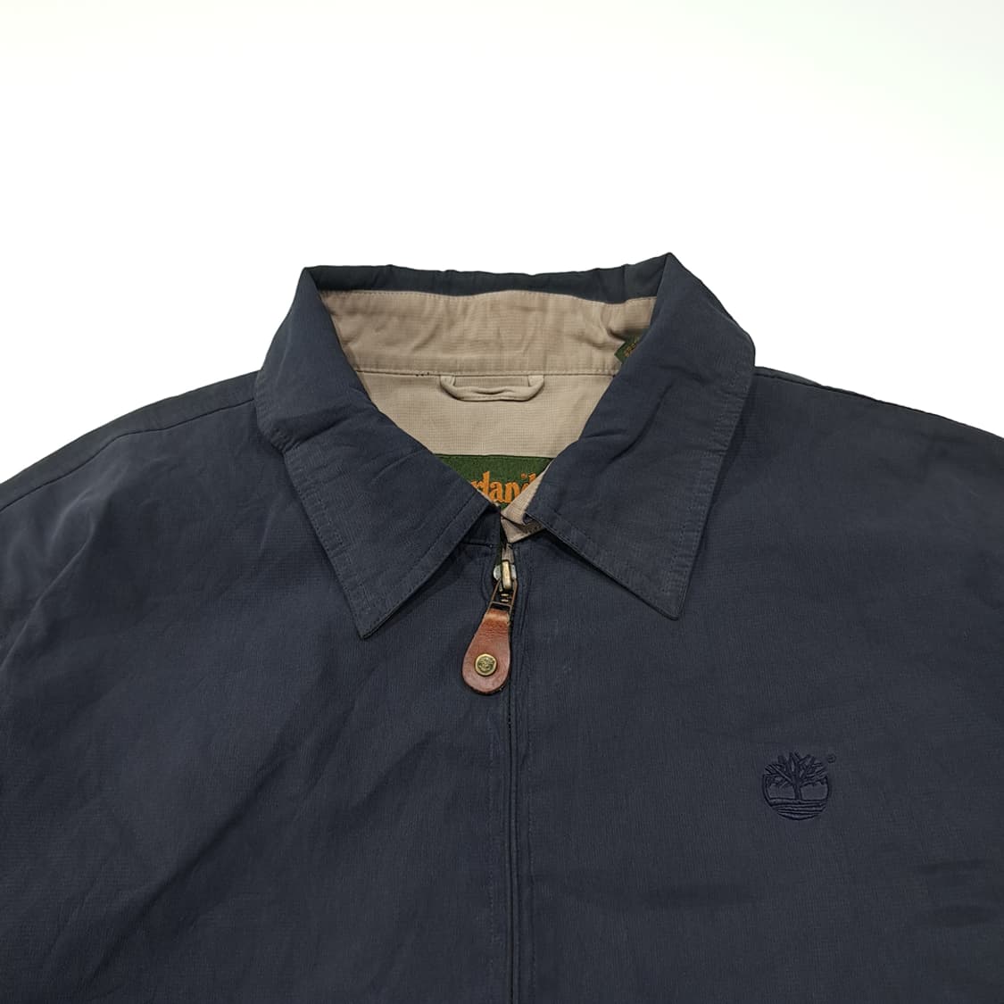 CL844 S 팀버랜드 00s 가죽풀러 네이비 블루종 자켓 아우터 상품이미지2