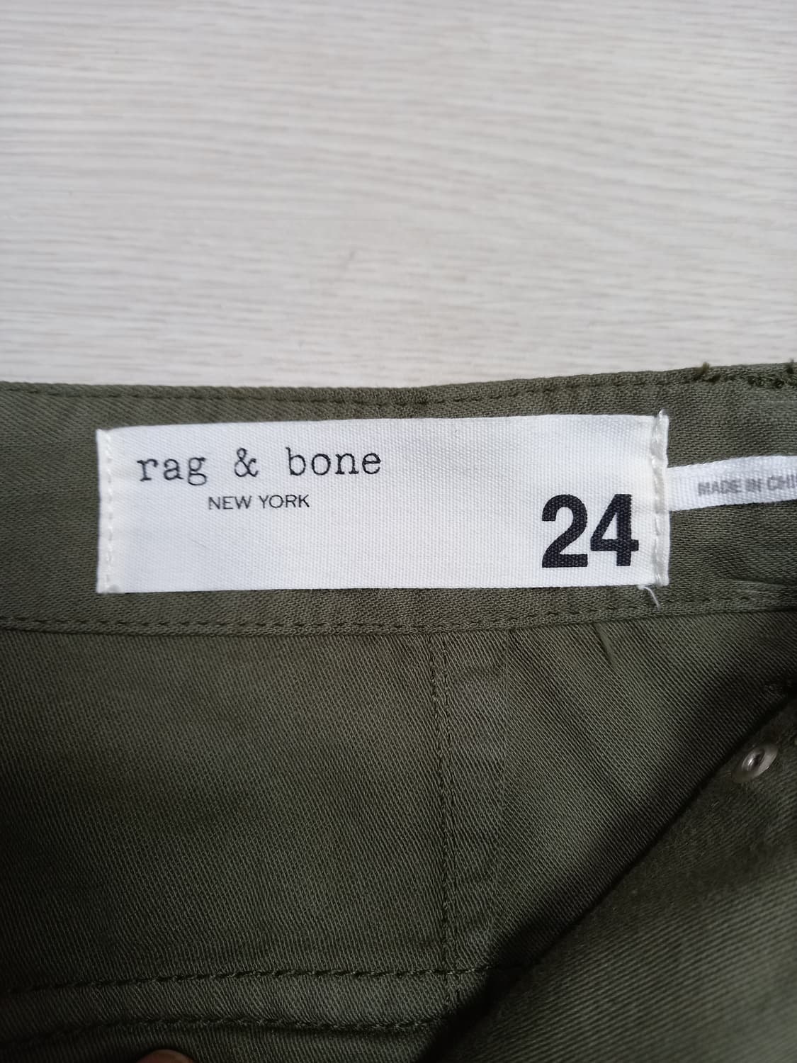 26 rag&bone China 퍼티그팬츠 카키 26-632 상품이미지7
