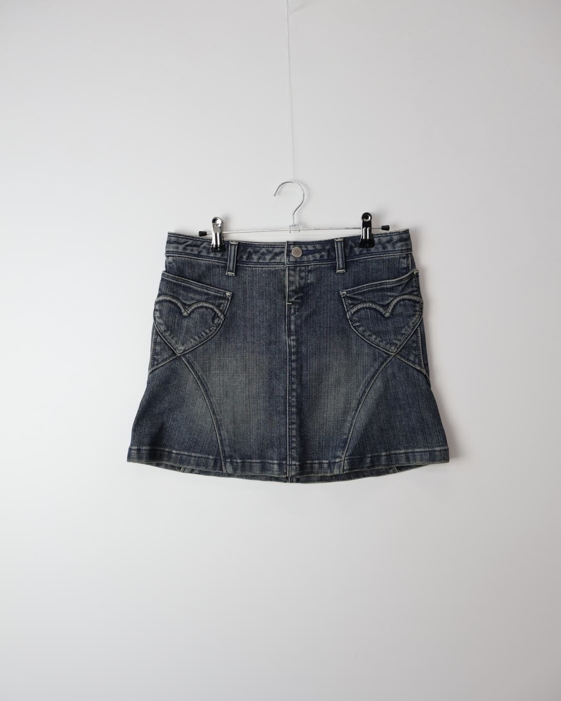 'Levi's' Heart Pocket Denim Mini skirts 상품이미지6