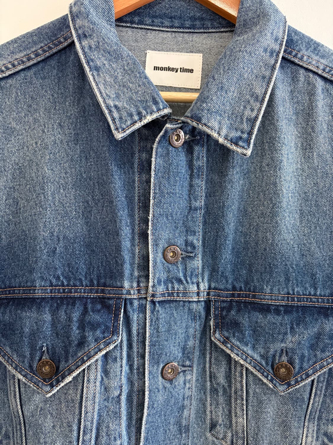 몽키타임  데님 트러커 자켓 상품이미지3