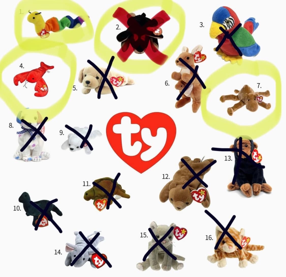 ty 빈티지인형(1990-2000s) 상품이미지1