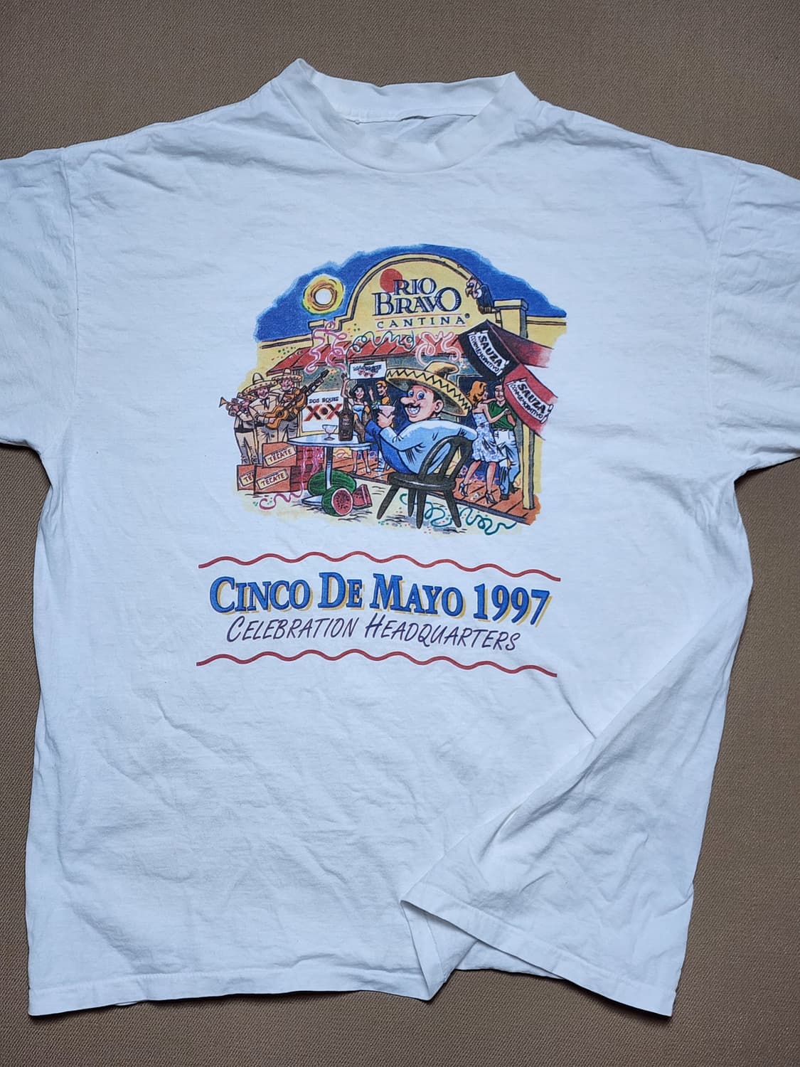 1997 Rio Bravo Cantina Cinco De Mayo 티셔츠 상품이미지5