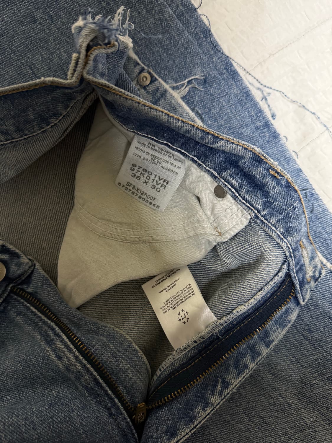 [L/XL] prototypes 아웃라인 데님 상품이미지5