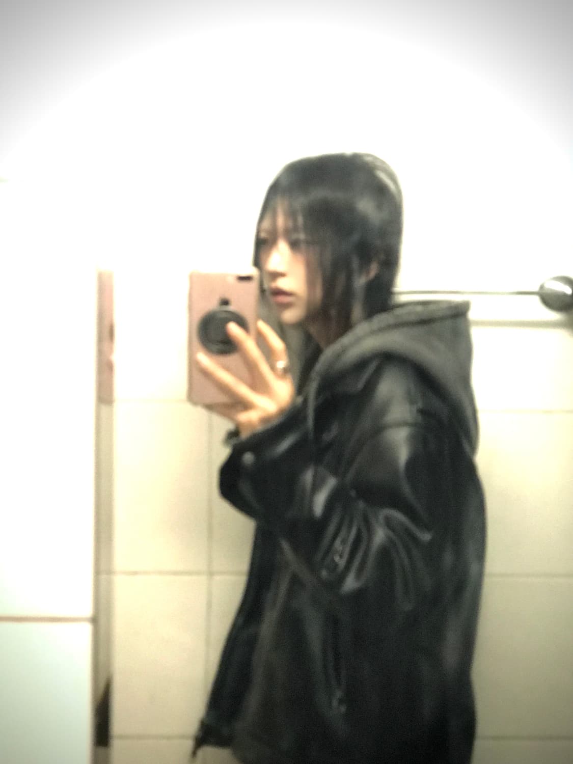 cross single leather jacket 상품이미지4