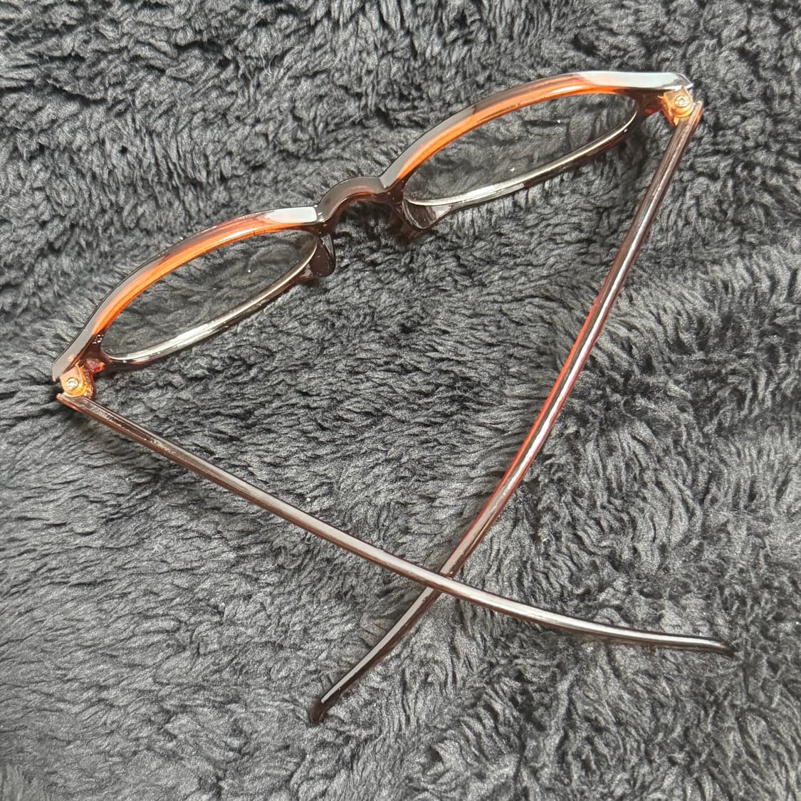 오벌 뿔테안경 상품이미지2