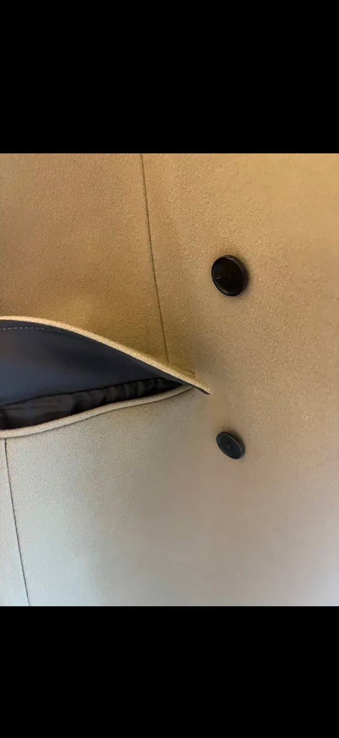 던스트 히든 투버튼 캐시미어 코트 XL 상품이미지8