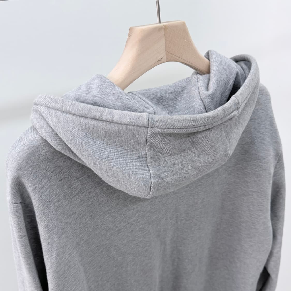 [S+급/2XL] 에르메스 크루드 후드 반집업 그레이 상품이미지6