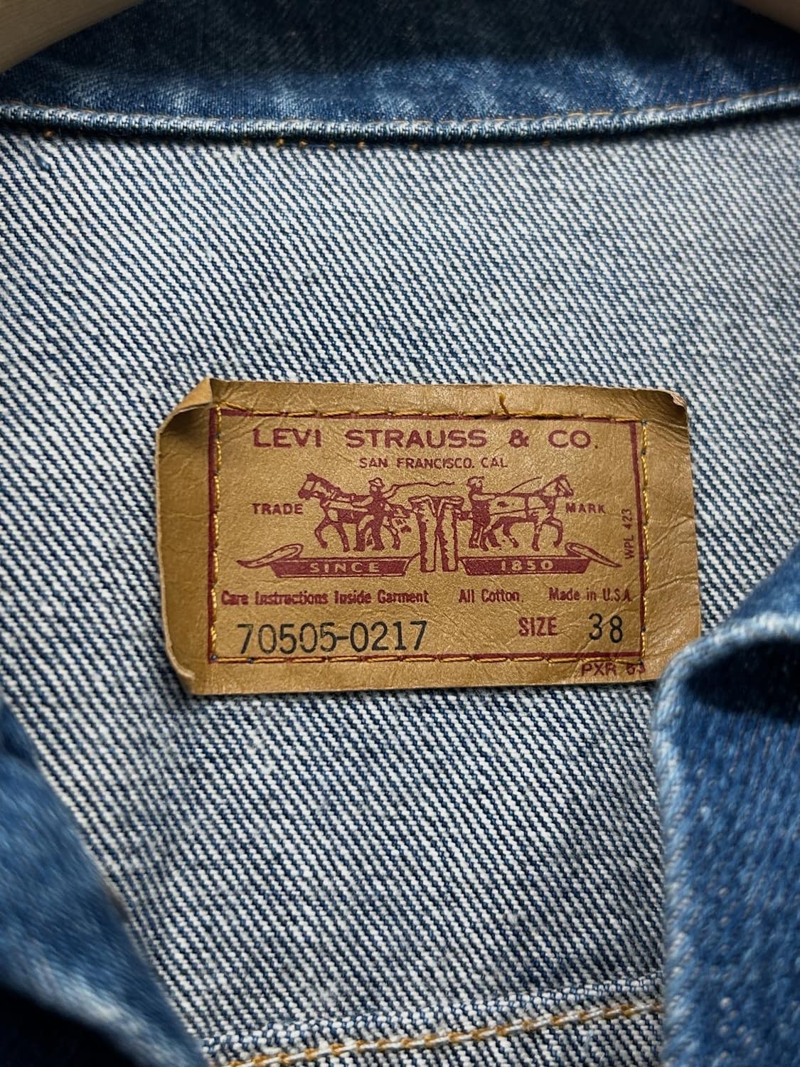 90s Levis 70505-0217 데님 자켓 상품이미지4
