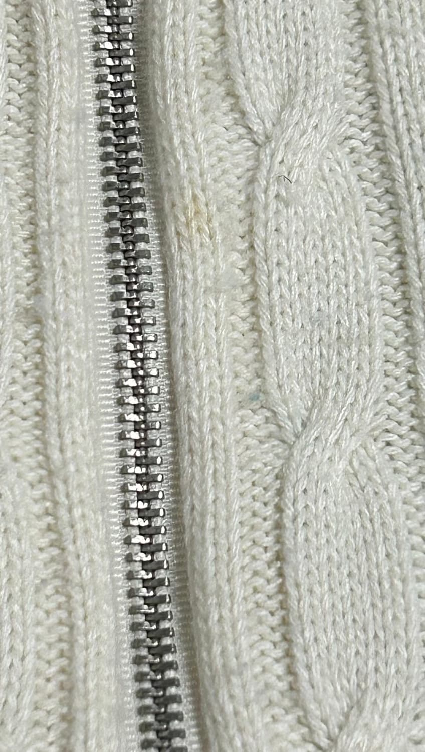 마이멜로디 소라색 니트집업 키치 너드 상품이미지4