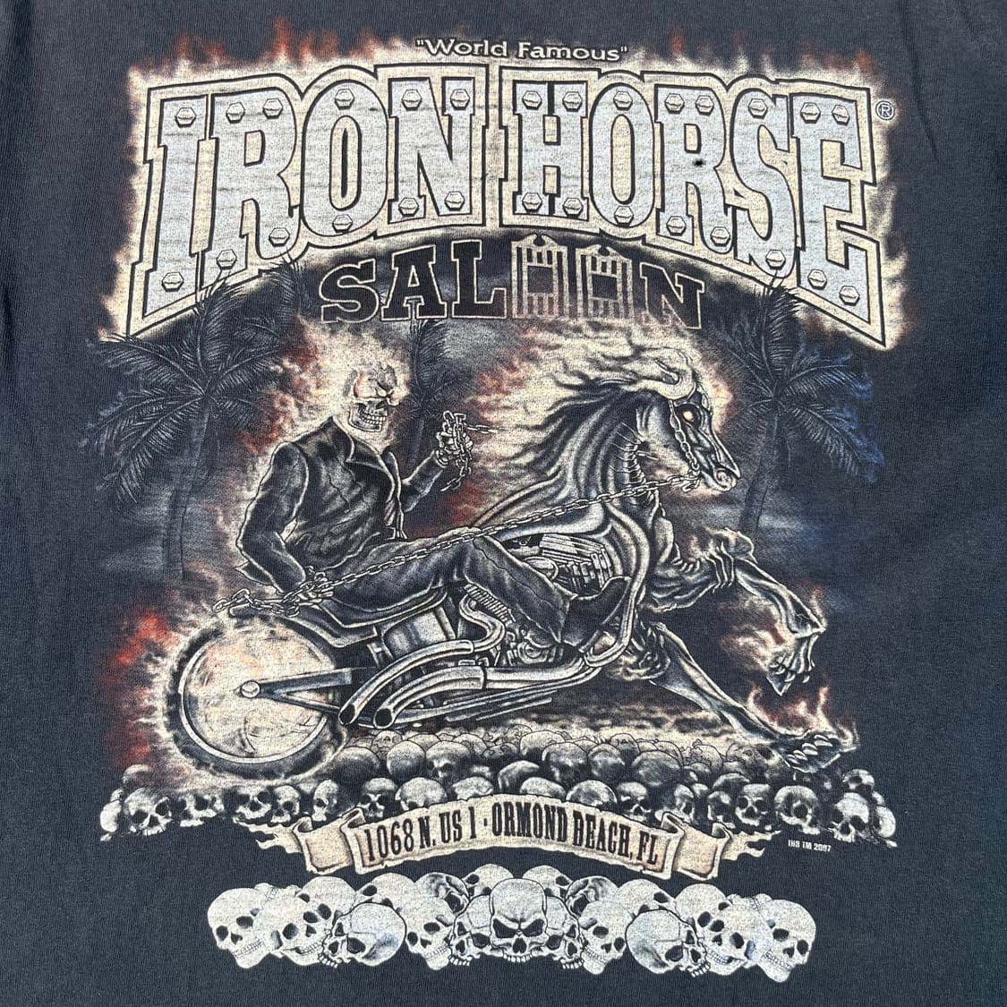 빈티지 Iron Horse Saloon 포켓 긴팔티 상품이미지7