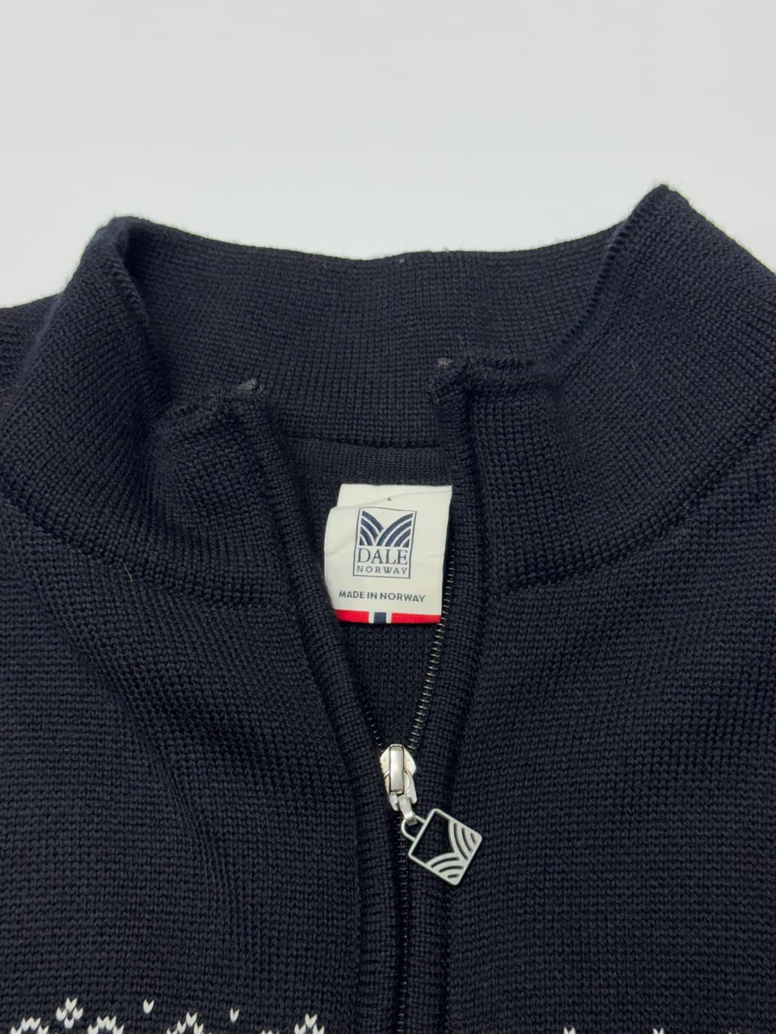 데일오브노르웨이 100% WOOL 쿼터 집업 니트 L 상품이미지5