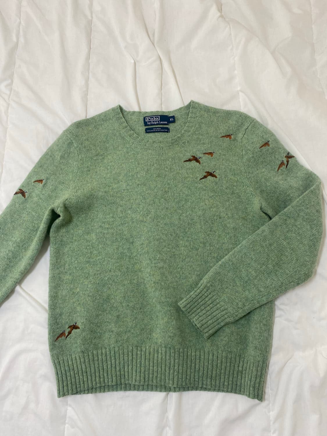 폴로 니트 청둥오리  M 상품이미지1