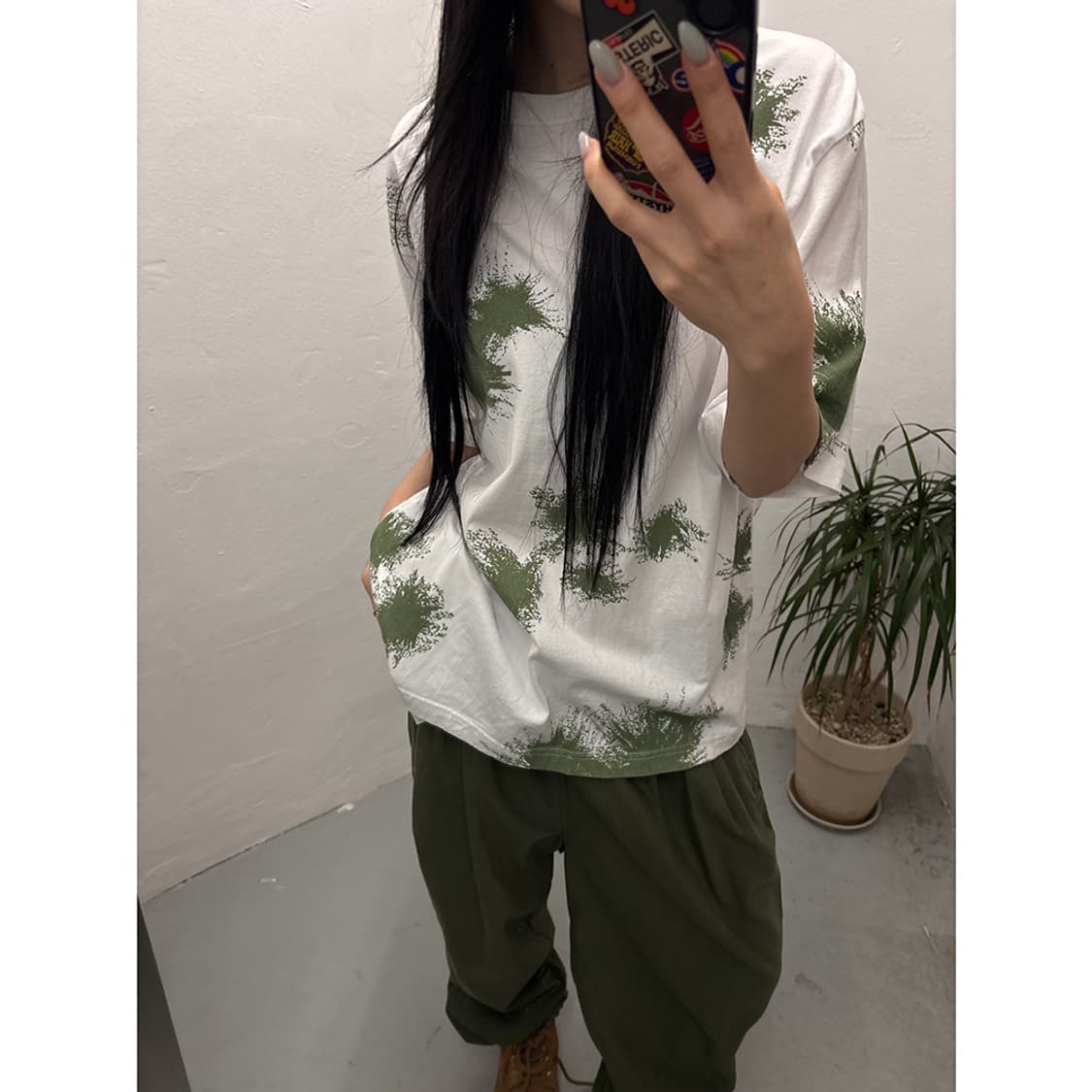 ARMY TWILL Snow Camo Tee 상품이미지3