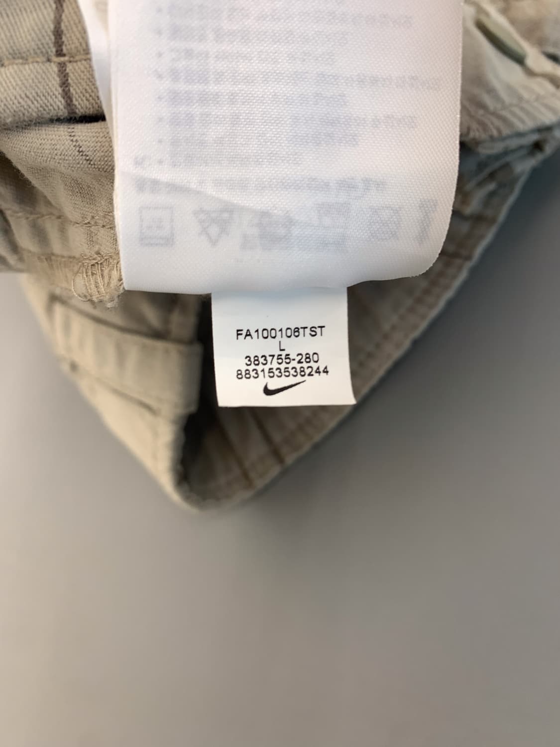 36 나이키 빈티지 코튼 반바지 상품이미지9