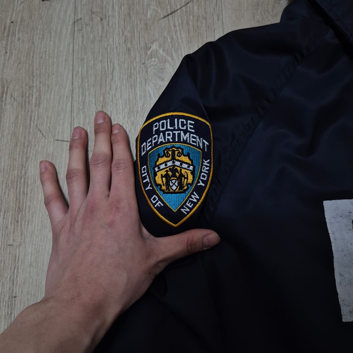 유니룩스 올드스쿨 멀티 패치 바시티 코치자켓 XL(105) 상품이미지4