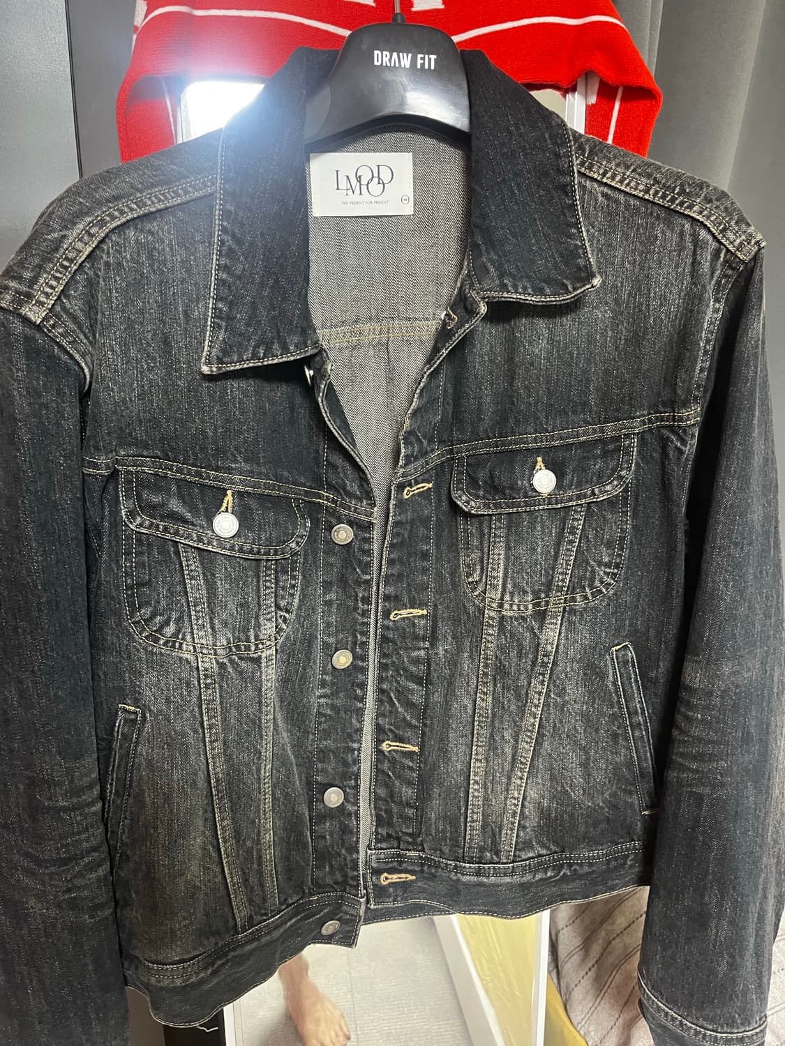 엘무드 버번데님트러커자켓 셋업 상품이미지2