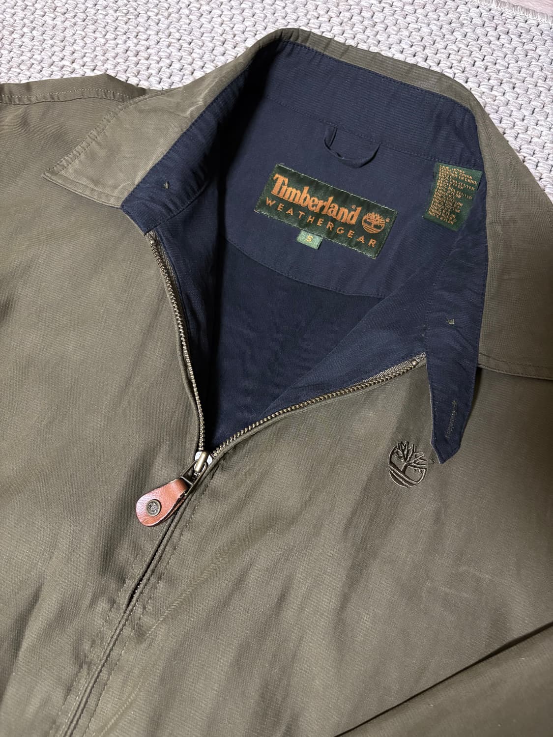 팀버랜드 카키 블루종 자켓 상품이미지2