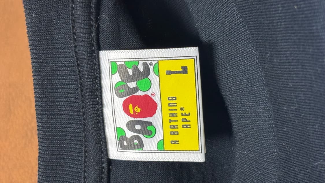 베이프 블루카모 반팔 L 새상품 상품이미지4