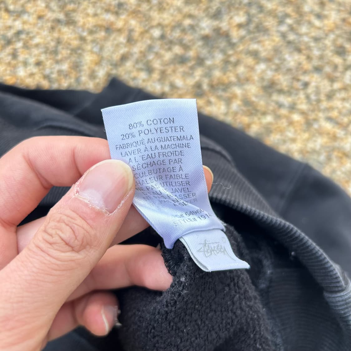 스투시 블랙 맨투맨 상품이미지8