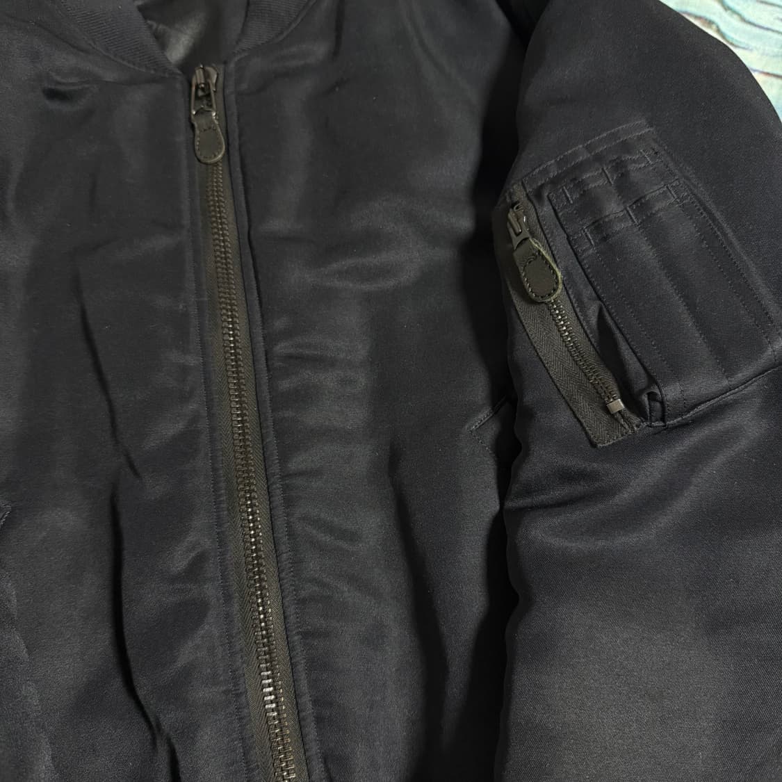 [2]코모리 실크 나일론 MA-1 상품이미지9