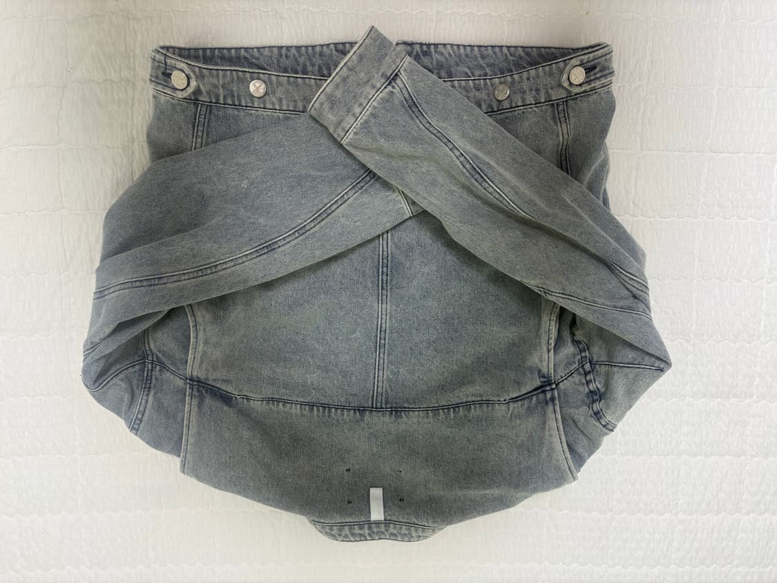 노메뉴얼 데님 라이더 크롭 자켓 상품이미지4