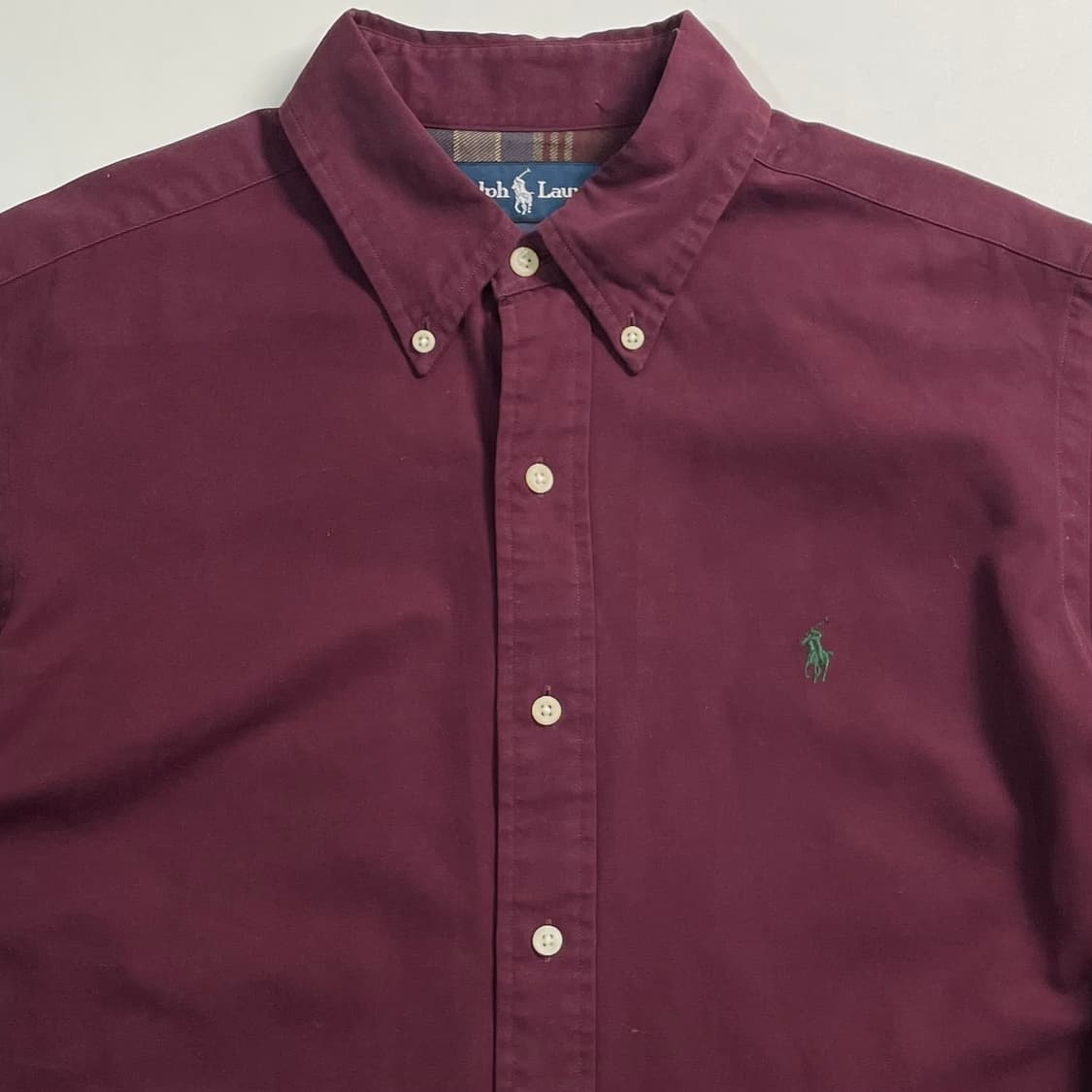 폴로 랄프로렌 버건디 셔츠 상품이미지2