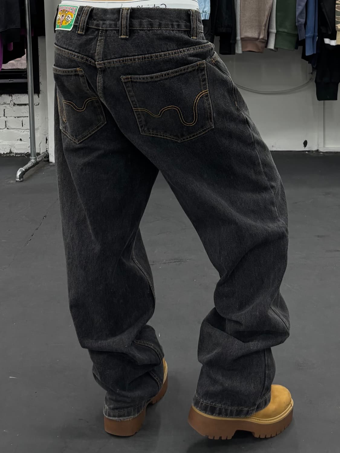 빌리어네어 보이즈 클럽 러닝독 데님팬츠 상품이미지6