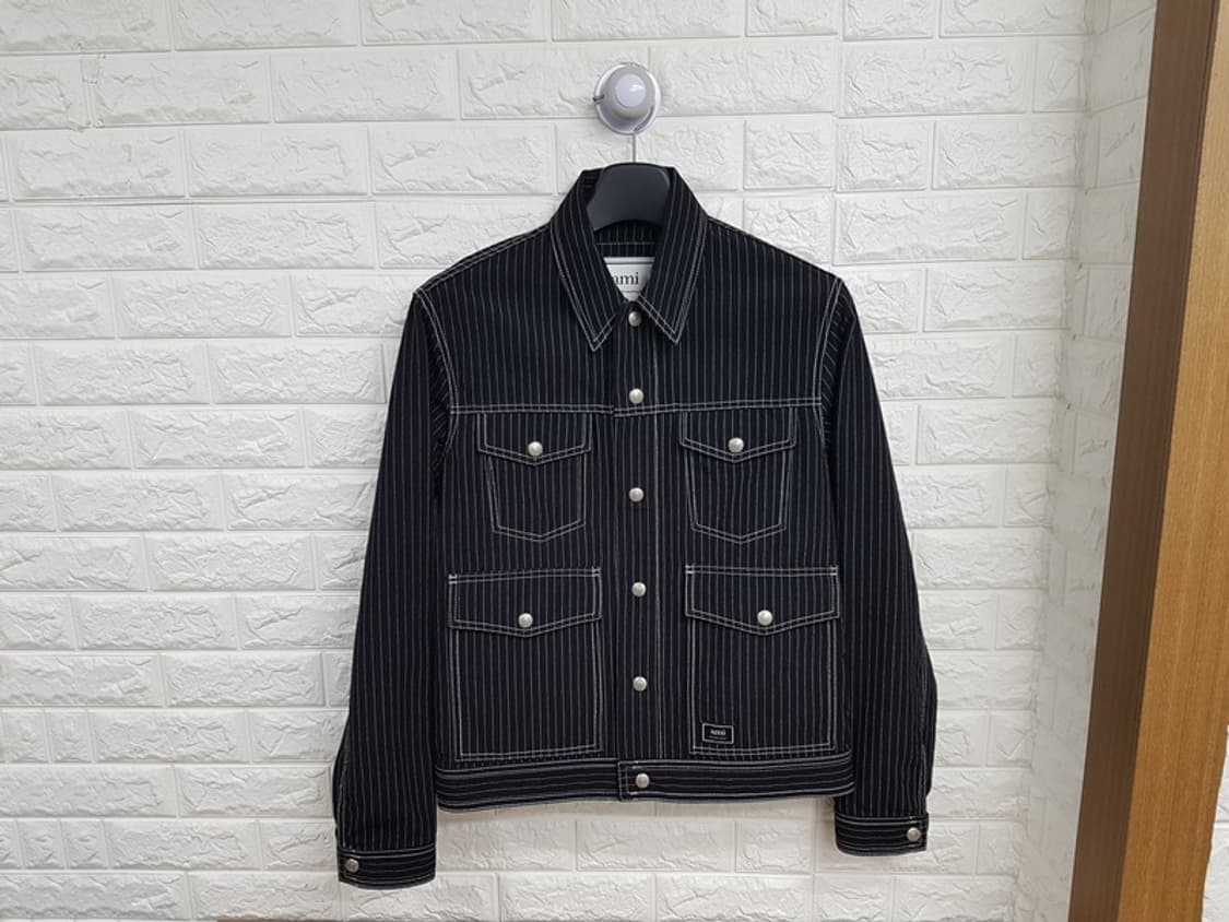 AMI 아미 스트라이프 울 자켓 남성S (90-95) 상품이미지1