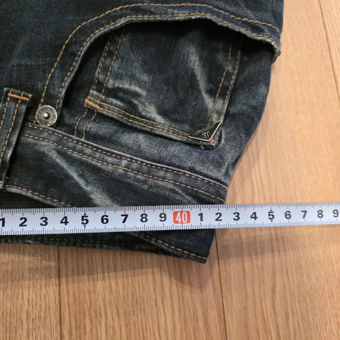 잠뱅이 워싱 데님 청바지 상품이미지9