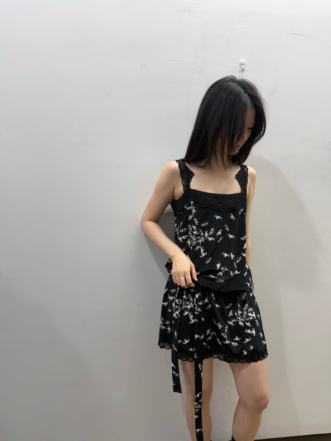히스테릭글래머 아카이브 패턴 슬리브리스 원피스 상품이미지1